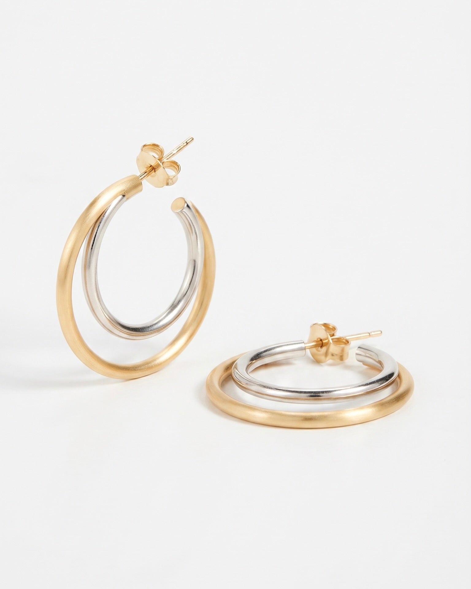 XANTHE DOUBLE TONE HOOPS